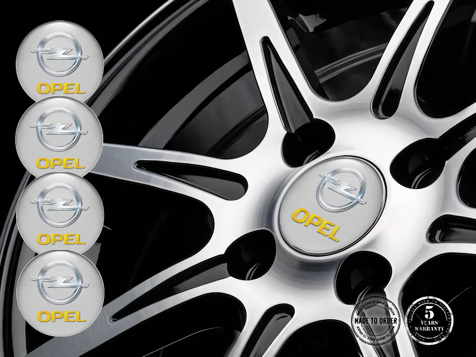 Opel Radaufkleber Ausgabe Individuelle Epoxy-Dome